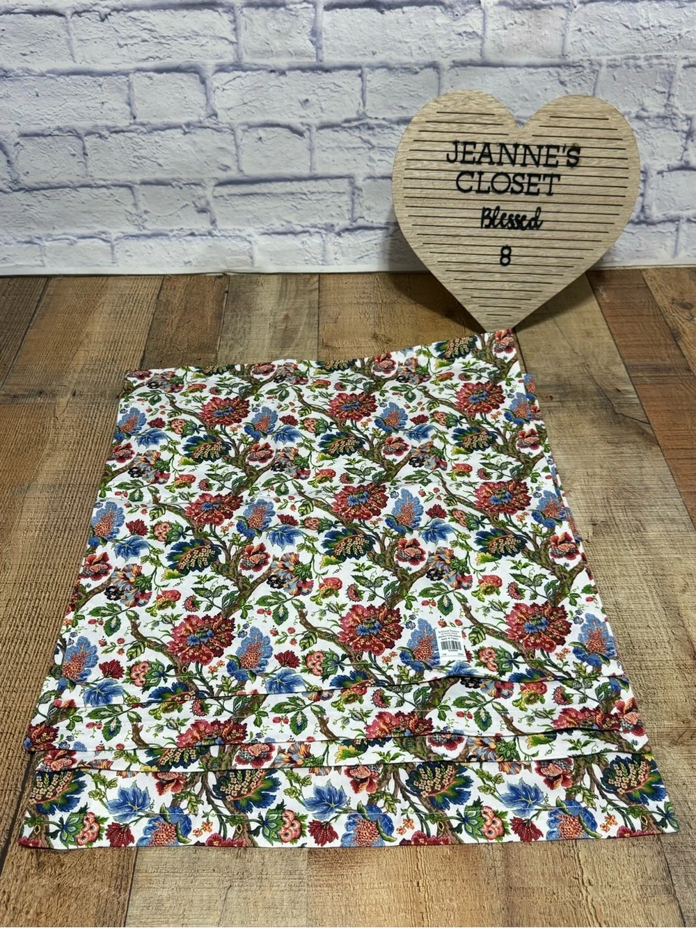 Williams Sonoma Nashville Floral Set of 8 Dinner Napkins 20
